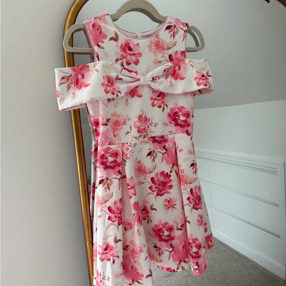Floral Pink Kids Dress